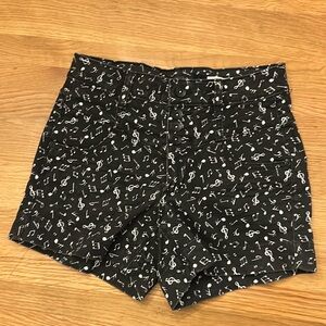 Lovesick Music Note Shorts From Hot Topic